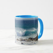Waves In Maui, Hawaii Landscape マグカップ (正面右)