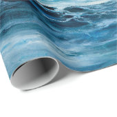Waves in ocean. Modern Impressionism, modernism, m ラッピングペーパー (ロールコーナー)