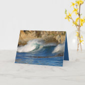 waves_near_big_sur カード (黄色い花)