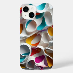 Waves of Color Geometry Case-Mate iPhone 14ケース