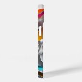 Waves of Color Geometry Case-Mate iPhoneケース (裏面 / 右)