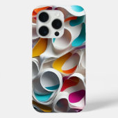 Waves of Color Geometry Case-Mate iPhoneケース (裏面)
