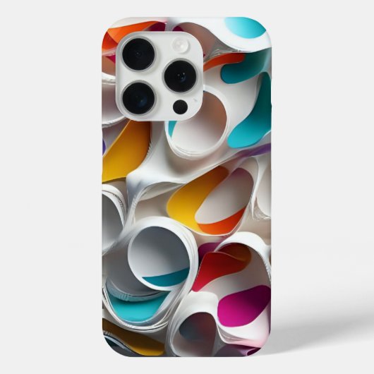 Waves of Color Geometry Case-Mate iPhoneケース (裏面)