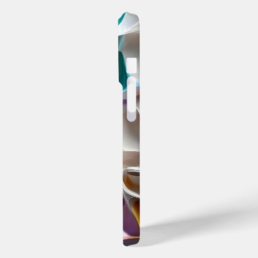 Waves of Color Geometry Case-Mate iPhoneケース (裏面 / 左)