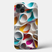 Waves of Color Geometry Case-Mate iPhoneケース (裏面)