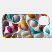 Waves of Color Geometry Case-Mate iPhoneケース (裏面 (横))