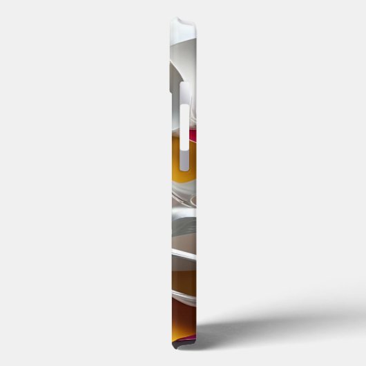 Waves of Color Geometry Case-Mate iPhoneケース (裏面 / 左)