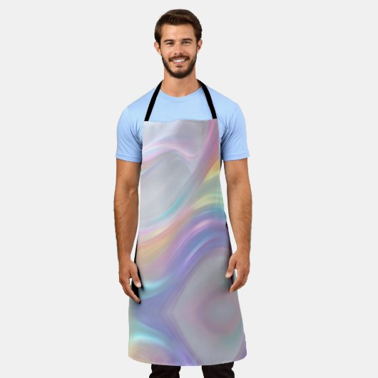 Waves of Light エプロン (着用した状態)