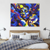 Waves of Self キャンバスプリント (インサイチュ (寝室))