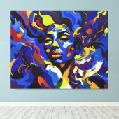 Waves of Self キャンバスプリント (インサイチュ (ウッドフロア))