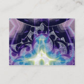 WAVES RUBY，明るい青，紫，赤いプラチナ 名刺 (裏面)