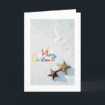 WAVES/STAR FISH GREETINGS AT CHRISTMAS AC MILES シーズンカード<br><div class="desc">ACROSS THE MILES WITH WAVES AND STAR FISH WILL BE SURE TO LET THEM KNOW YOU WISH HAPPY HOLIDAYS AND NEW YEAR FOR THEM!</div>