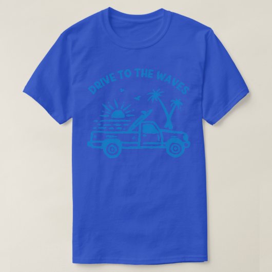 Waves Tシャツにドライブ Tシャツ (デザイン正面)