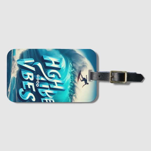Waves & Wanderlust コレクション ラゲッジタグ (正面横)
