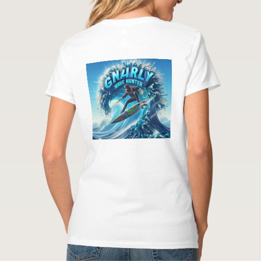 Waves & Wanderlust コレクション Tシャツ (裏面)