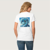 Waves & Wanderlust コレクション Tシャツ (裏面フル)