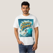 Waves & Wanderlust コレクション Tシャツ (正面フル)