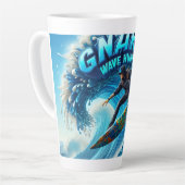 Waves & Wanderlust Collection カフェラテマグ (左アングル)