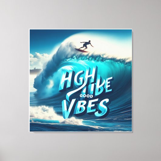 Waves & Wanderlust Collection キャンバスプリント (正面)