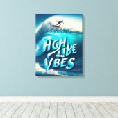 Waves & Wanderlust Collection キャンバスプリント (インサイチュ (ウッドフロア))