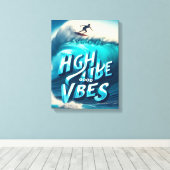 Waves & Wanderlust Collection キャンバスプリント (インサイチュ (ウッドフロア))