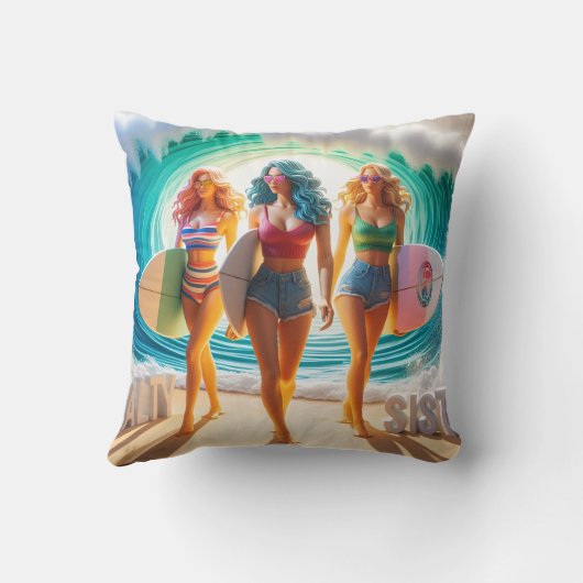 Waves & Wanderlust Collection クッション (裏面)