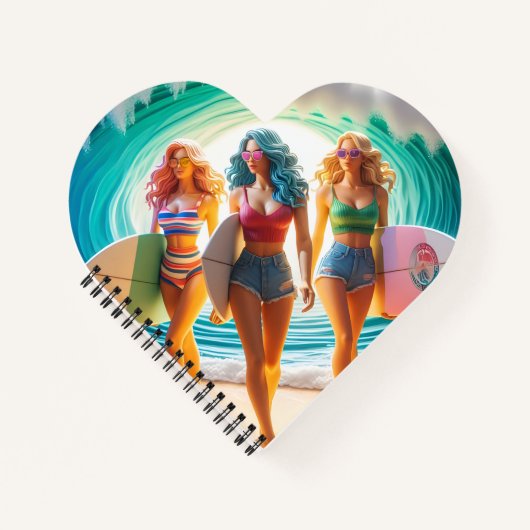 Waves & Wanderlust Collection ノートブック (正面)