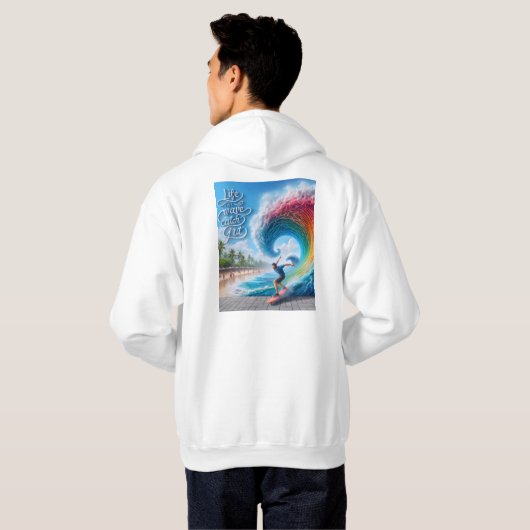 Waves & Wanderlust Collection パーカ (裏面フル)