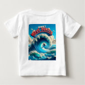 Waves & Wanderlust Collection ベビーTシャツ (裏面)