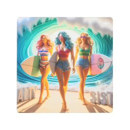 Waves & Wanderlust Collection メタルプリント