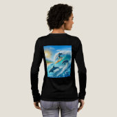 Waves & Wanderlust Collection Sweatshirt トライブレンドＴシャツ (背面全体)
