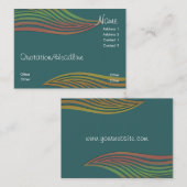 Waveysビジネスプロファイルカード 名刺 (正面/裏面)