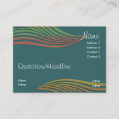 Waveysビジネスプロファイルカード 名刺 (正面)