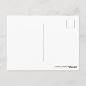 Waving Blue Flowers Postcard  ポストカード (裏面)