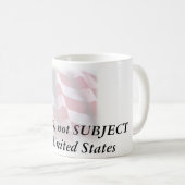 waving_faded_flag50-1085x1210の補助的ではない市民、… コーヒーマグカップ (正面右)