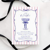 Wavy お洒落 Frame Tini Bitの30歳の誕生日 招待状