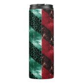 Wavy Animal Print Textured Design タンブラー (裏面)