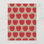 Wavy Apple Preschool Graduation Party Invitation 招待状 (裏面)