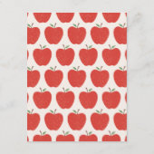 Wavy Apple Preschool Graduation Party Invitation 招待状 (裏面)