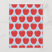 Wavy Apple Preschool Graduation Party Invitation 招待状 (裏面)