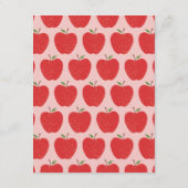 Wavy Apple Preschool Graduation Party Invitation 招待状 (裏面)