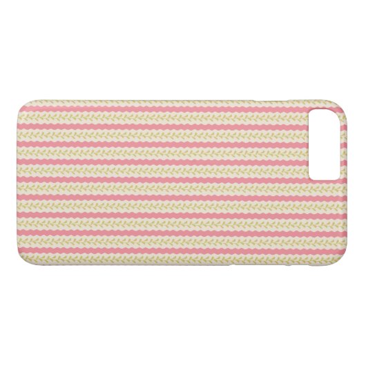 Wavy Botanical Stripe Pattern Case-Mate iPhoneケース (裏面(横))