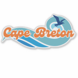 Wavy Days Cape Breton Vinyl Sticker シール