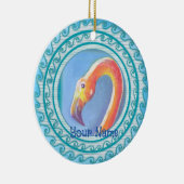 Wavy Flamingo セラミックオーナメント (右)