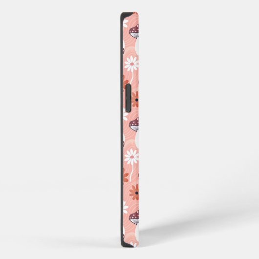 Wavy Mushroom Garden iPhoneケース (右側面)