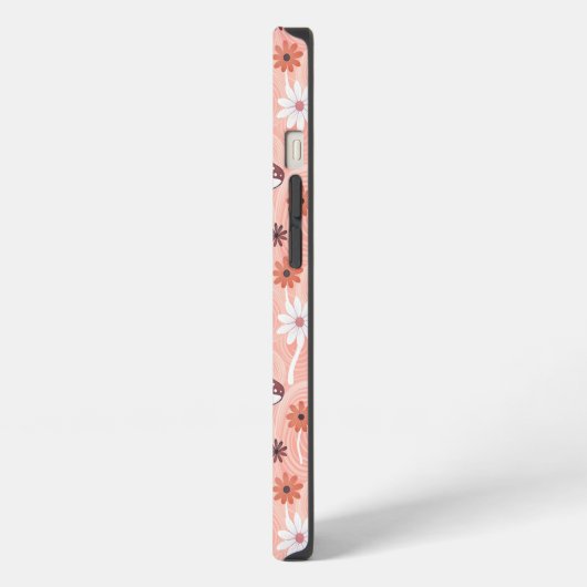 Wavy Mushroom Garden iPhoneケース (左側面)