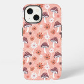 Wavy Mushroom Garden iPhoneケース (裏面)