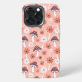 Wavy Mushroom Garden iPhoneケース (裏面)