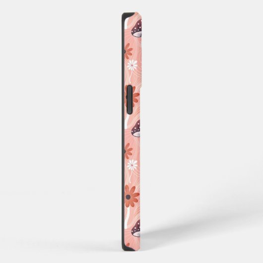 Wavy Mushroom Garden iPhoneケース (右側面)