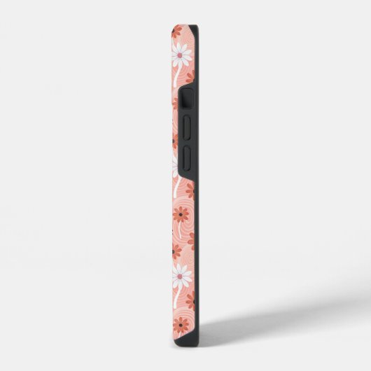 Wavy Mushroom Garden iPhoneケース (左側面)